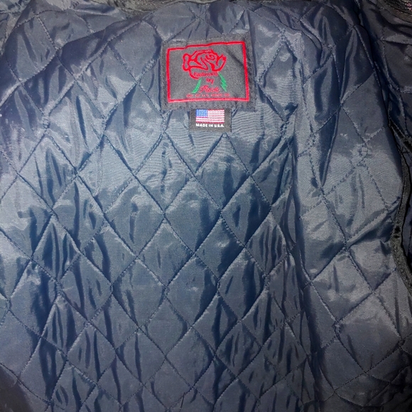 US MADE LEATHER MOTORCYCLE JACKET NWOT - Picture 4 of 11